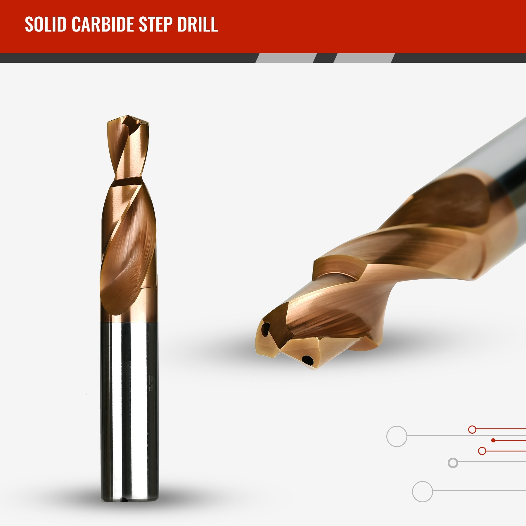 Solid Carbide Step Drill