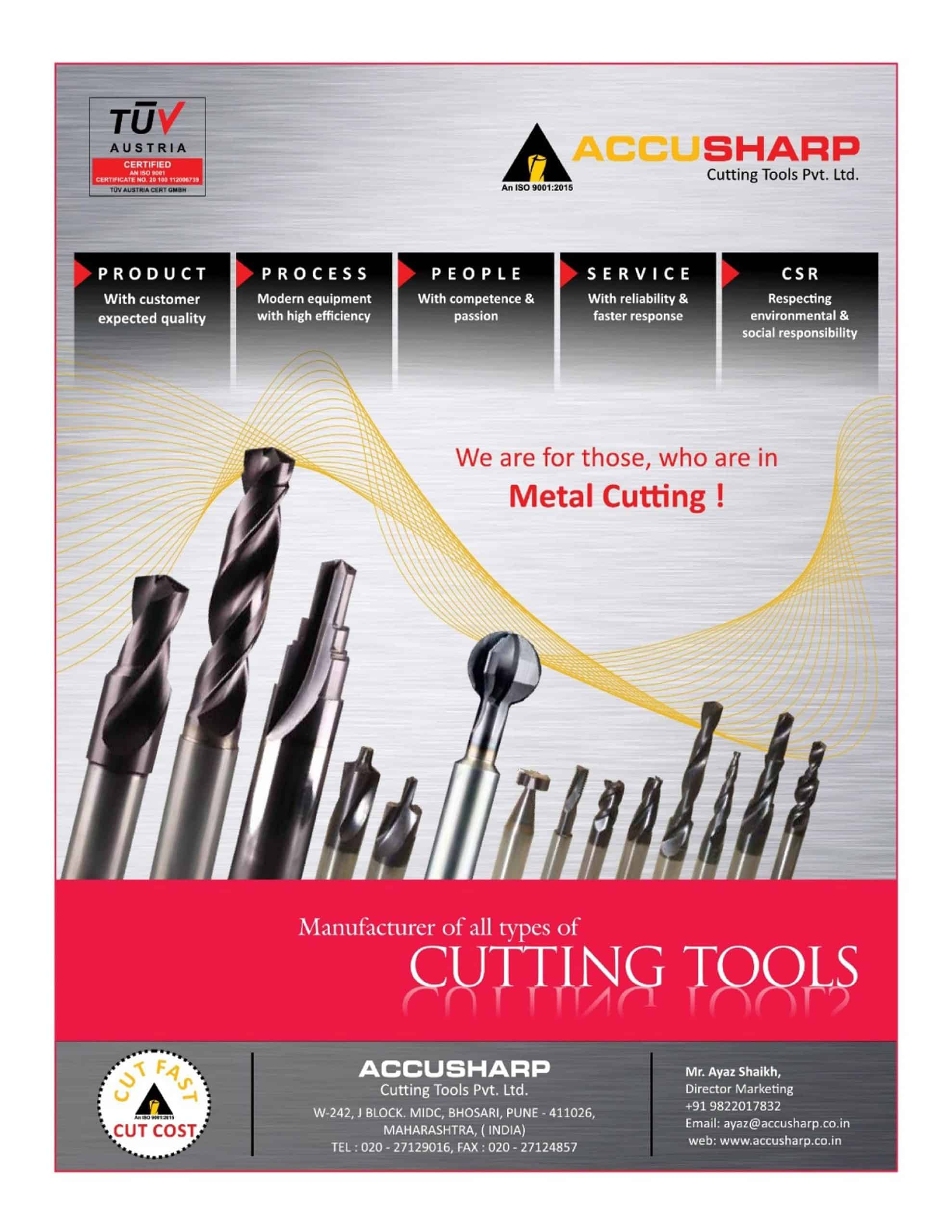 Manufacturer of all types of Cutting Tools